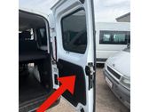 Rear door card panel trim