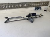 Front wiper linkage and motor