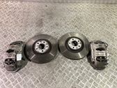 Brake discs and calipers set