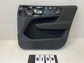 Front door card panel trim