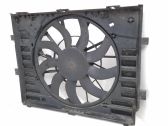 Radiator cooling fan shroud