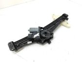Rear door window regulator with motor