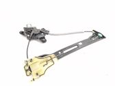 Rear door window regulator with motor
