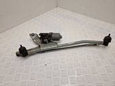 Front wiper linkage and motor