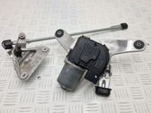 Front wiper linkage and motor