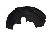 Rear arch fender liner splash guards