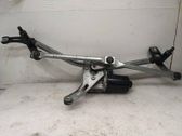 Front wiper linkage and motor