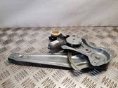 Rear door window regulator with motor