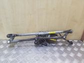 Front wiper linkage and motor