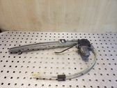 Rear door window regulator with motor