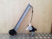 Rear door window regulator with motor