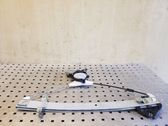Rear door window regulator with motor