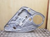 Rear window lifting mechanism without motor