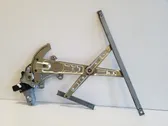 Rear door window regulator with motor