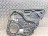 Rear window lifting mechanism without motor