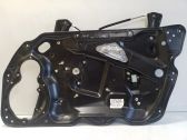 Front window lifting mechanism without motor