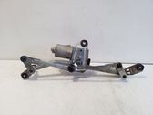 Front wiper linkage and motor