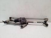 Front wiper linkage and motor