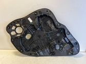 Rear window lifting mechanism without motor