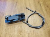 Seat back rest control lever/handle