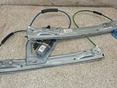 Rear door window regulator with motor