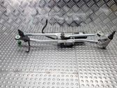 Front wiper linkage and motor