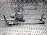Front wiper linkage and motor