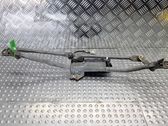 Front wiper linkage and motor