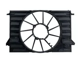 Radiator cooling fan shroud