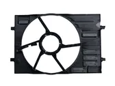 Radiator cooling fan shroud