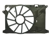 Radiator cooling fan shroud