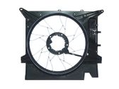 Radiator cooling fan shroud