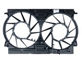 Radiator cooling fan shroud