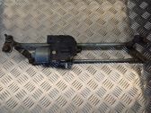 Front wiper linkage and motor