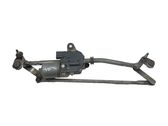Front wiper linkage and motor