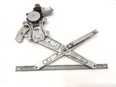 Rear door window regulator with motor
