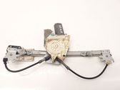 Rear door window regulator with motor