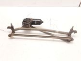 Front wiper linkage and motor