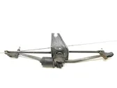 Front wiper linkage and motor