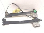 Rear window lifting mechanism without motor