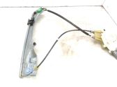 Rear door window regulator with motor