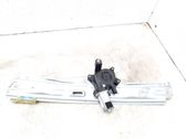 Rear door window regulator with motor