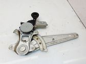 Rear door window regulator with motor