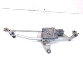 Front wiper linkage and motor
