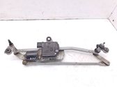 Front wiper linkage and motor