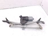 Front wiper linkage and motor