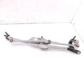 Tringlerie et moteur d'essuie-glace avant