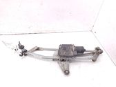 Front wiper linkage and motor