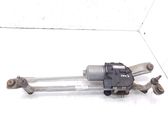 Front wiper linkage and motor