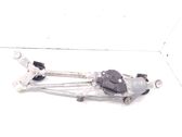 Front wiper linkage and motor